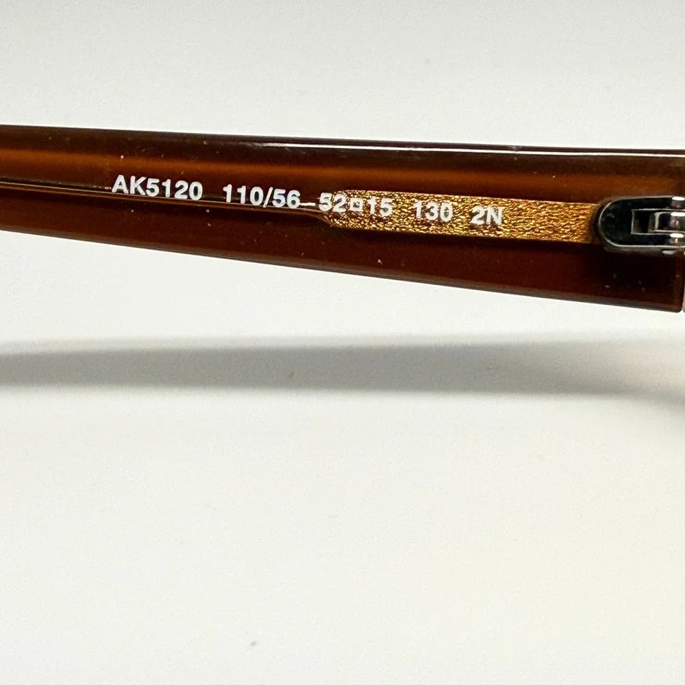 Anne Klein AK5120 Brown Amber Oval Eyeglasses Frames 52-15-130